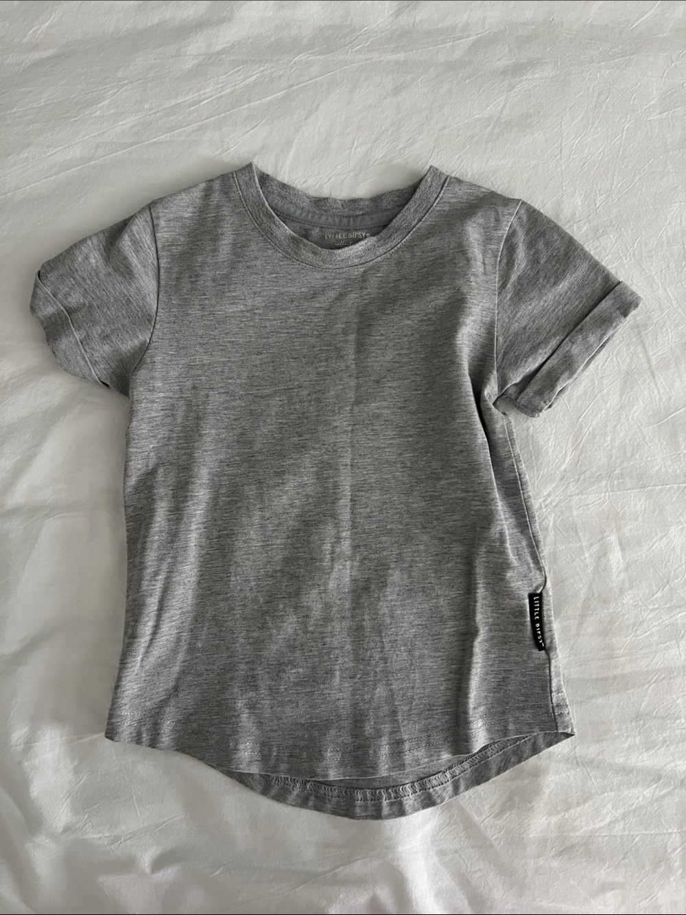 Little Bipsy Heather Gray Short Sleeve Tee